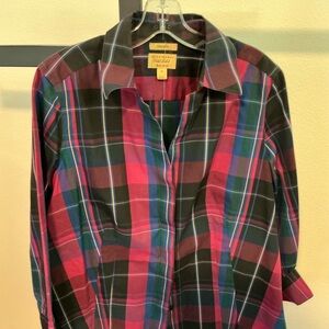 Plaid Button-Up ShirtTaylor